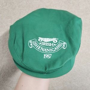 Vintage Atlas Green Bennigan's Irish Shenanigans 1987 Snapback Cap One Size